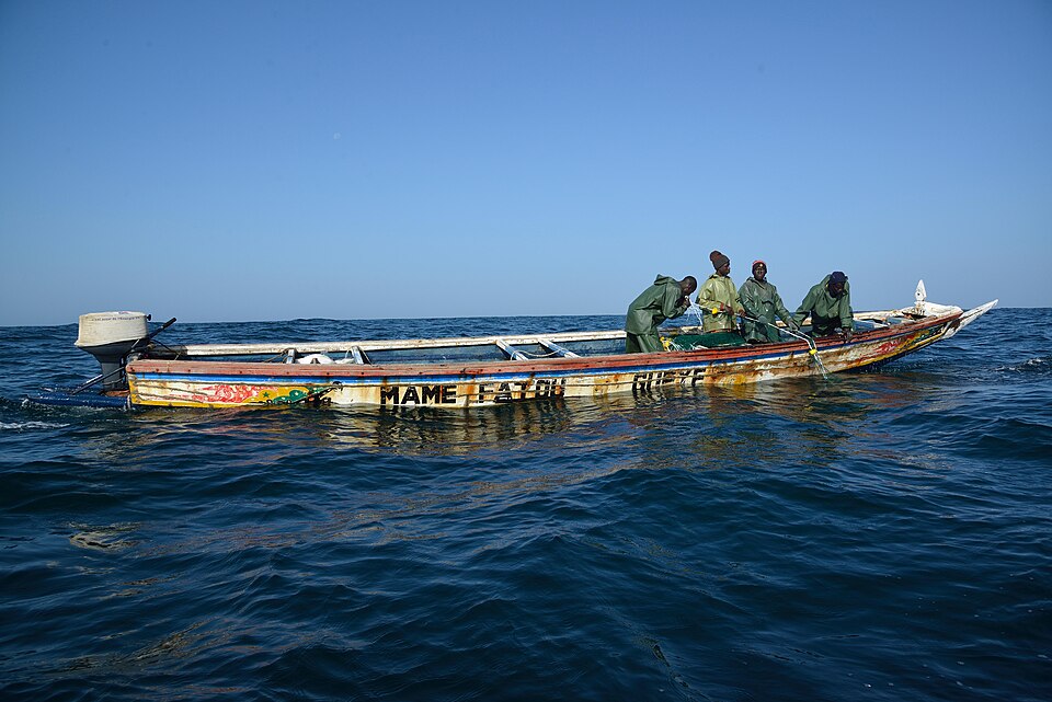 "Scènes de pêche en pirogue au Sénégal (Ifremer 00563-67481 - 23486).jpg" by Olivier Dugornay (Ifremer), CC BY 4.0, via Wikimedia Commons Scènes de pêche en pirogue au Sénégal (Ifremer 00563-67481 - 23486).jpg — "Scènes de pêche en pirogue au Sénégal (Ifremer 00563-67481 - 23486).jpg" by Olivier Dugornay (Ifremer), CC BY 4.0, via Wikimedia Commons