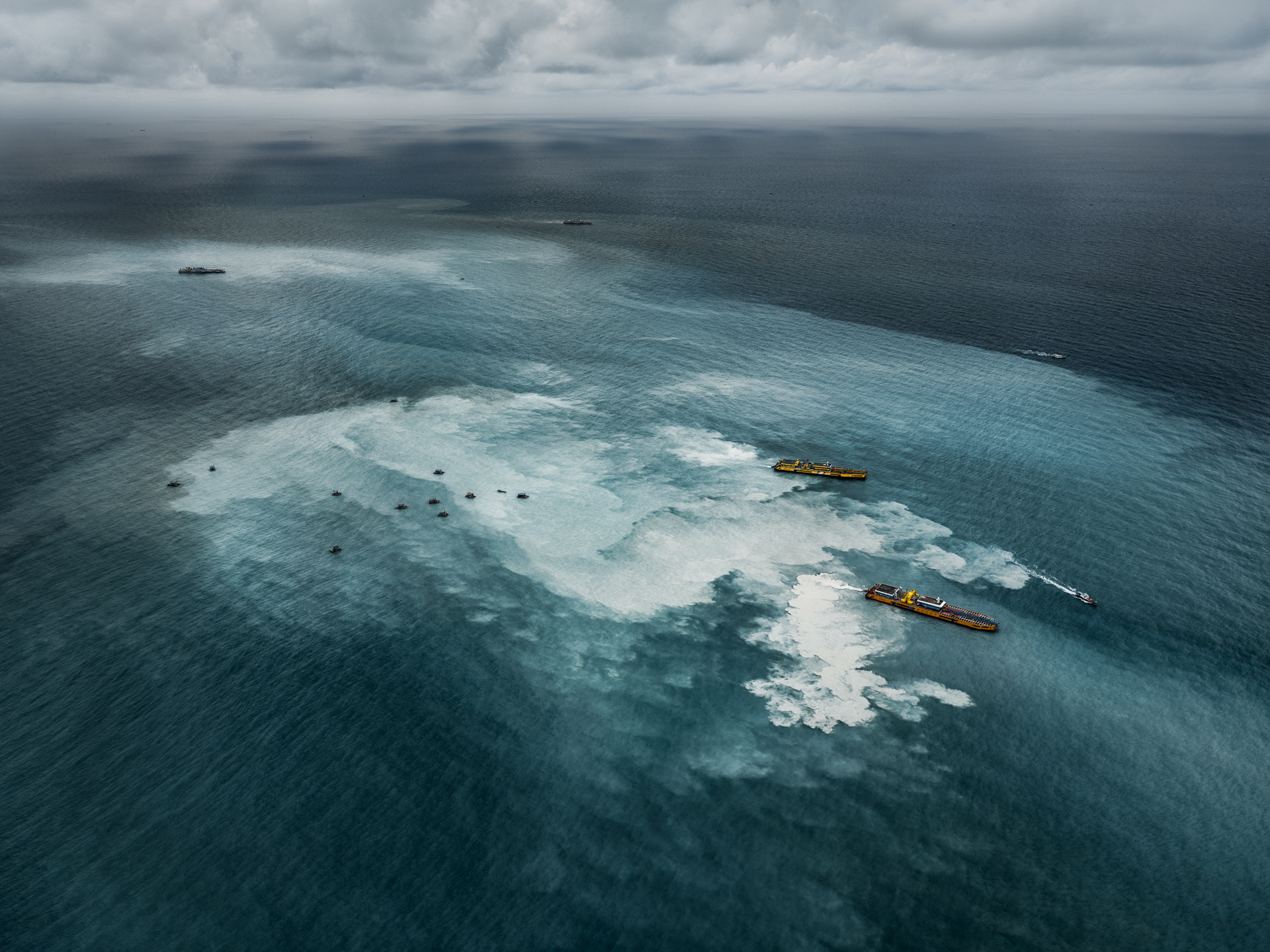 Seabed tin mining, Indonesia. Image by Tom Hegen. — Image courtesy of Tom Hegen.