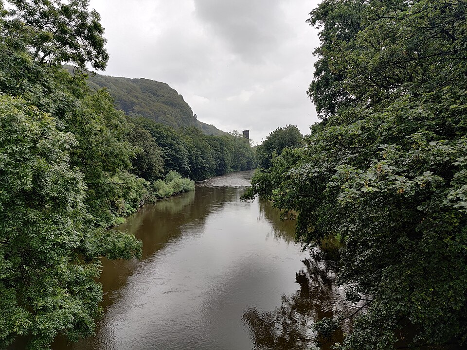 "River Taff by Taff's Well.jpg" by BeŻet, CC BY-SA 4.0, via Wikimedia Commons River Taff by Taff's Well.jpg — "River Taff by Taff's Well.jpg" by BeŻet, CC BY-SA 4.0, via Wikimedia Commons
