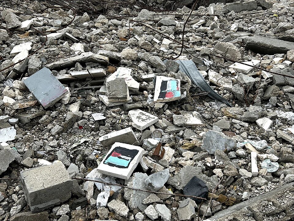 Rubble of destroyed buildings- Gaza war 23-25 1.jpg