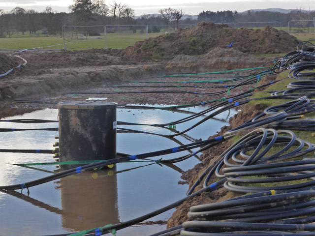 Croome Park - ground source heat pump - geograph.org.uk - 4330596.jpg — "Croome Park - ground source heat pump - geograph.org.uk - 4330596.jpg" by Chris Allen, CC BY-SA 2.0, via Wikimedia Commons