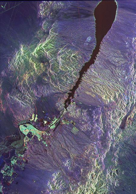 Space Radar Image of Colorado River