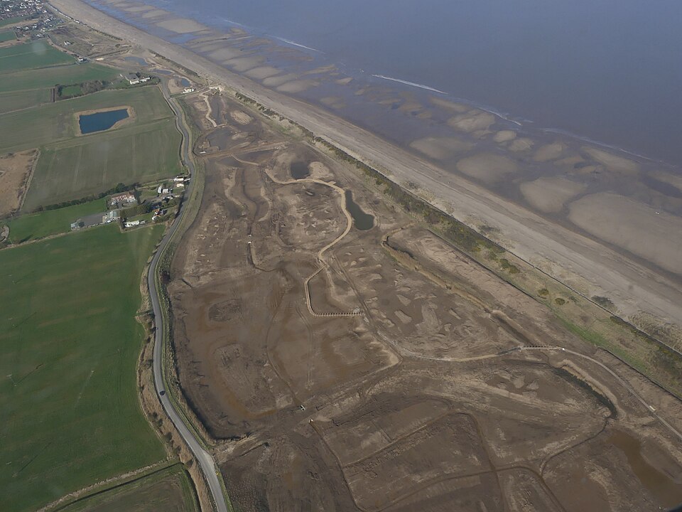 Sandilands Golf Course being repurposed as a Nature Reserve, aerial 2025 (1) - geograph.org.uk - 7992240.jpg