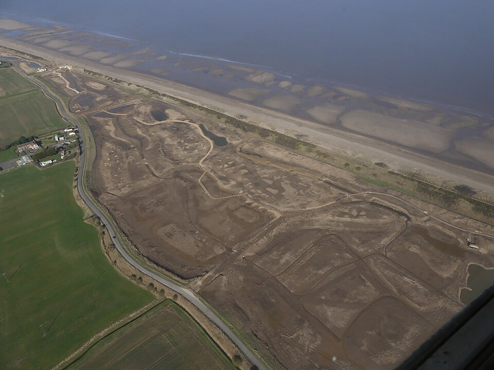 Sandilands Golf Course being repurposed as a Nature Reserve, aerial 2025 (2) - geograph.org.uk - 7992243.jpg