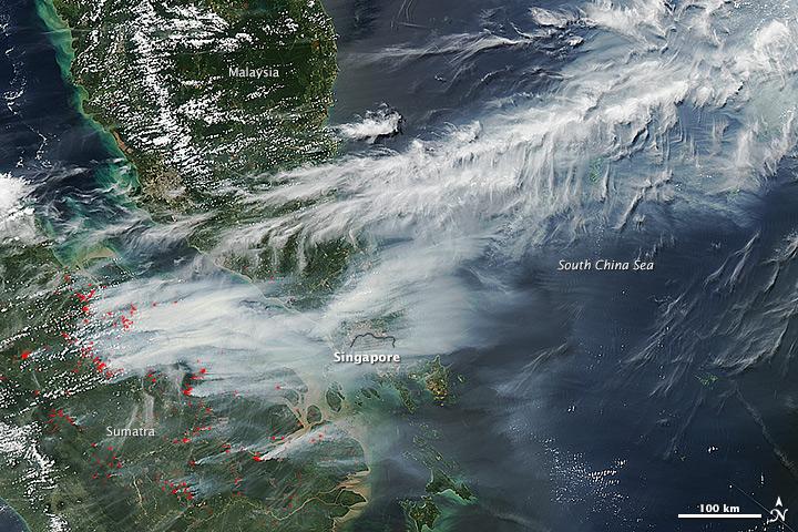 Smoke Engulfs Singapore [annotated]